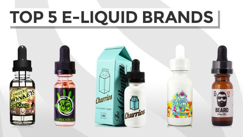 The Top Five E Liquid Brands Reviews Vapestore Uk